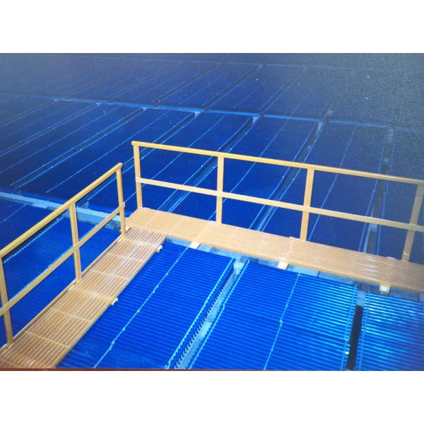 Anti-Slip FRP Pultruded Fiberglass Plastic Stair Grating for Heavy-Duty Staircases