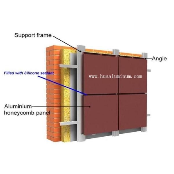 Lightweight 1220mm Aluminium Honeycomb Board Fire Resistant For Hotel Halls