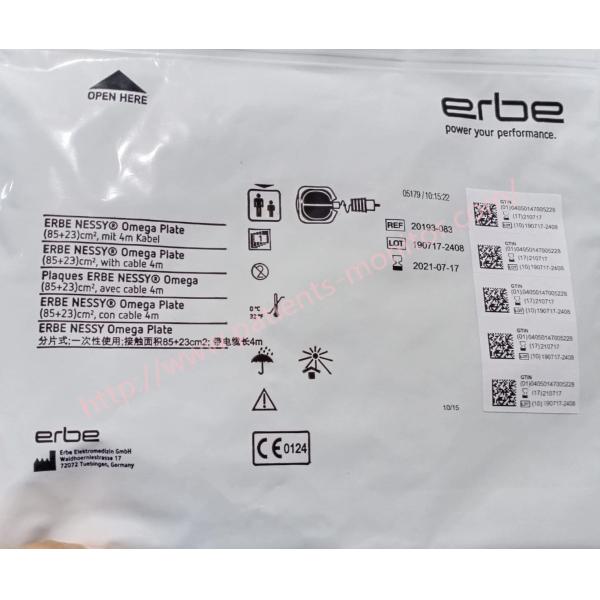 20193-083 Erbe NESSY Ω Split VIO ICC ACC Non - ERBE Units 85+23Cm² Connecting Cable 4 M