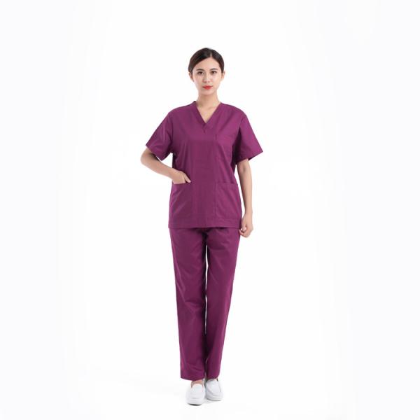 Médico por atacado esfrega a enfermeira Uniforms Twill Scrubs que a tela faz a enfermeira Hospital Scrubs Uniform