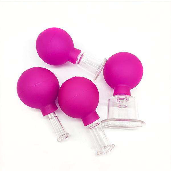 4Pcs PVC Suction Vacuum Massage Jars Vacuum Cupping Therapy Set For Health for Improved Health