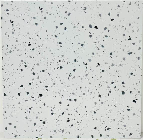 Resistente à geada Terrazo Look porcelana, 9 mm espessura porcelana cinza