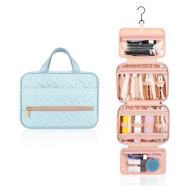 Xl Waterproof Hanging Travel Toiletry Bag Makeup Organizer Hook 11X3.9X7.9