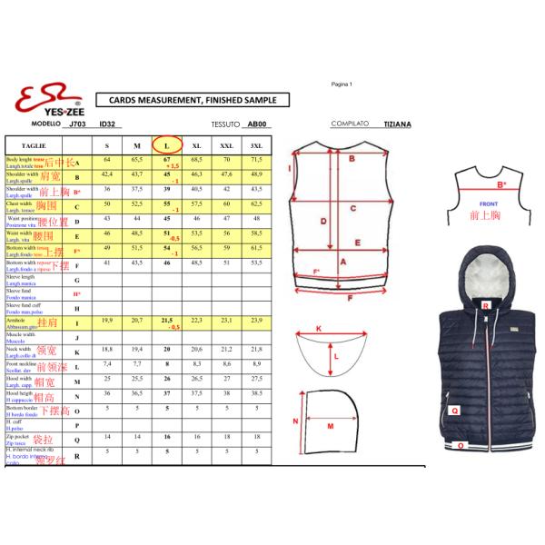 Pill Resistant Mens Woven Jacket  , 100% Nylon Mens Woven Vest 330g/m2 Thickness