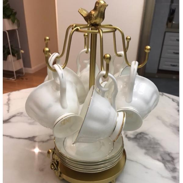 40cm Height 20PCS/Package Cup Holder Stand With Plate