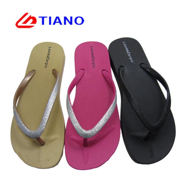 OEM Custom Logo PVC Flip flops Slipper Women Customized Brand Size 36-40