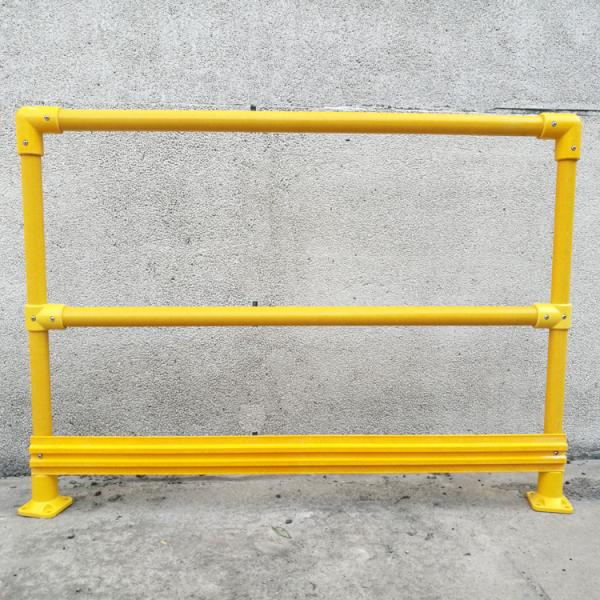 Corrosion Resistant FRP Round Tube Handrails Higher Strength Light Weight Advantage