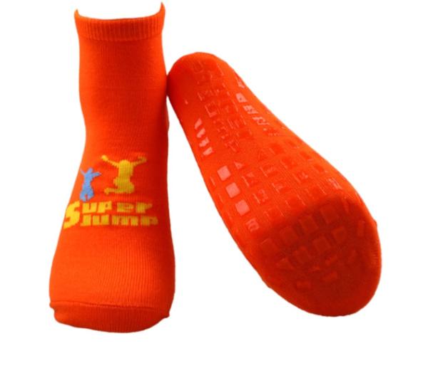 Super Jump Trampoline Park Safety Non Slip Grip Socks Colorful Knitting Trampoline Socks