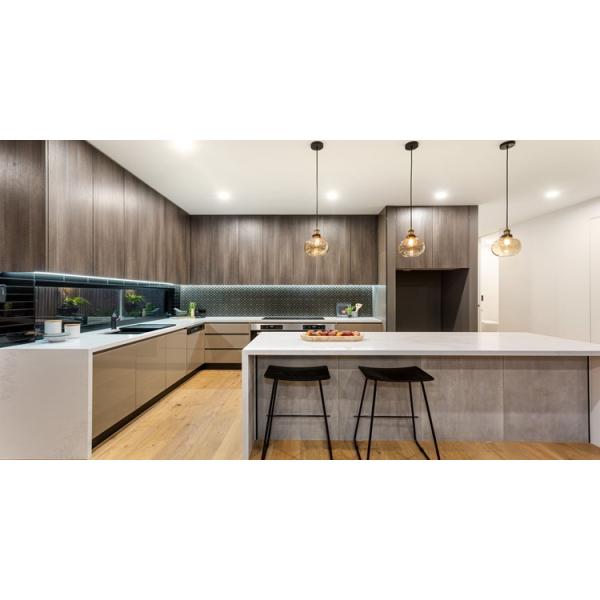 Wholesales Customized Ral Color Chart Wood Veneer Kitchen Cabinet for Modern Design