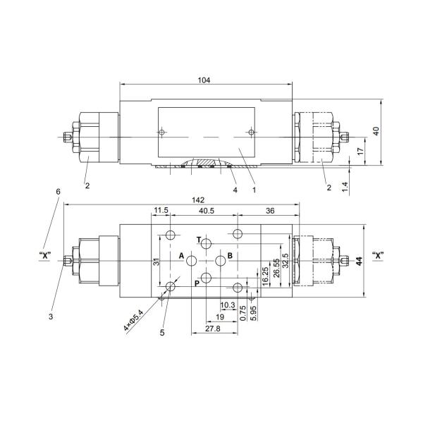 Hydraulic Cylinder  Cartridge Flow Control Valve In Pneumatic System 32 L/min