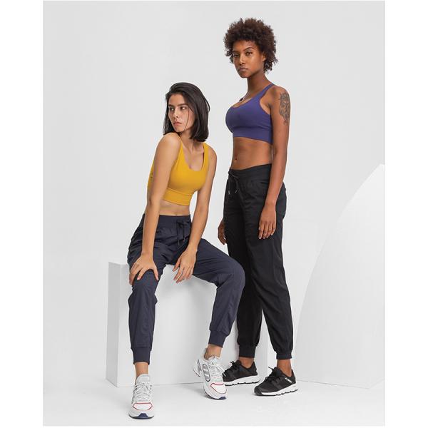 Fashion Woven Fabric Women's Loose Fit Pocket Yoga Pants For Autumn Winter