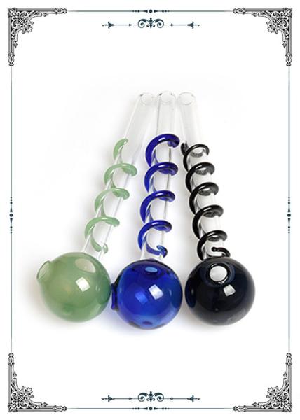 Great Clear Pyrex Glass Oil Burner Glass Tube Smoking Water Bong