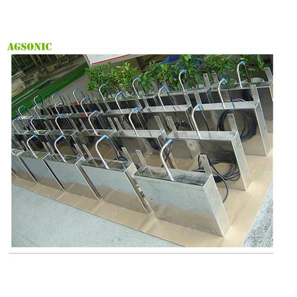 Press - On Mounting Frame Ultrasonic Plate Transducer 28 / 40 / 80 / 120 Khz Stainless Steel 304 / 316