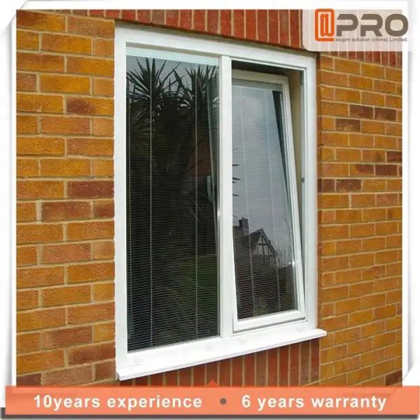 Aluminum Anti Theft Double Glass Tilt And Turn Window Sound Proof For Residential