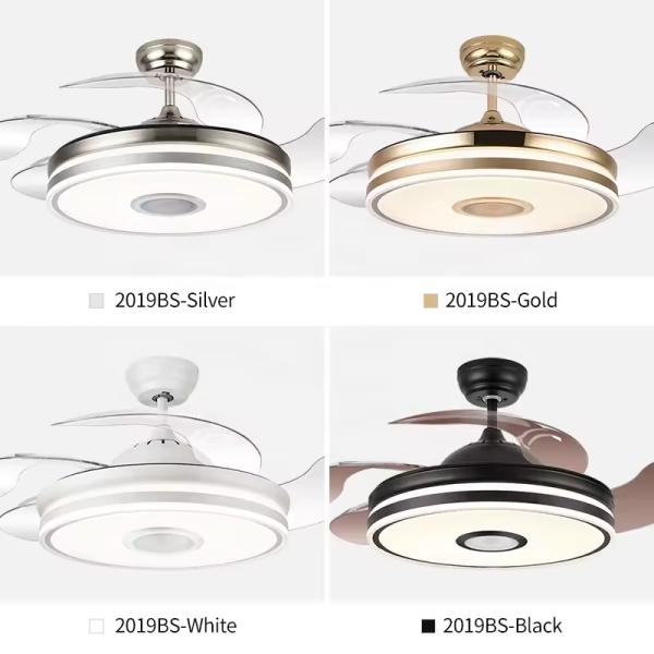 Adopter Fan with Light Household Looking Bedroom Ceiling Fan with Light Led for Home