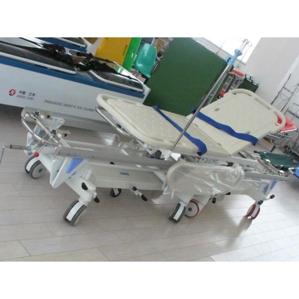 Alloy Aluminum Hospital Stretcher Trolley, Transfer Cart With Central Controlled Braking System ALS-ST009
