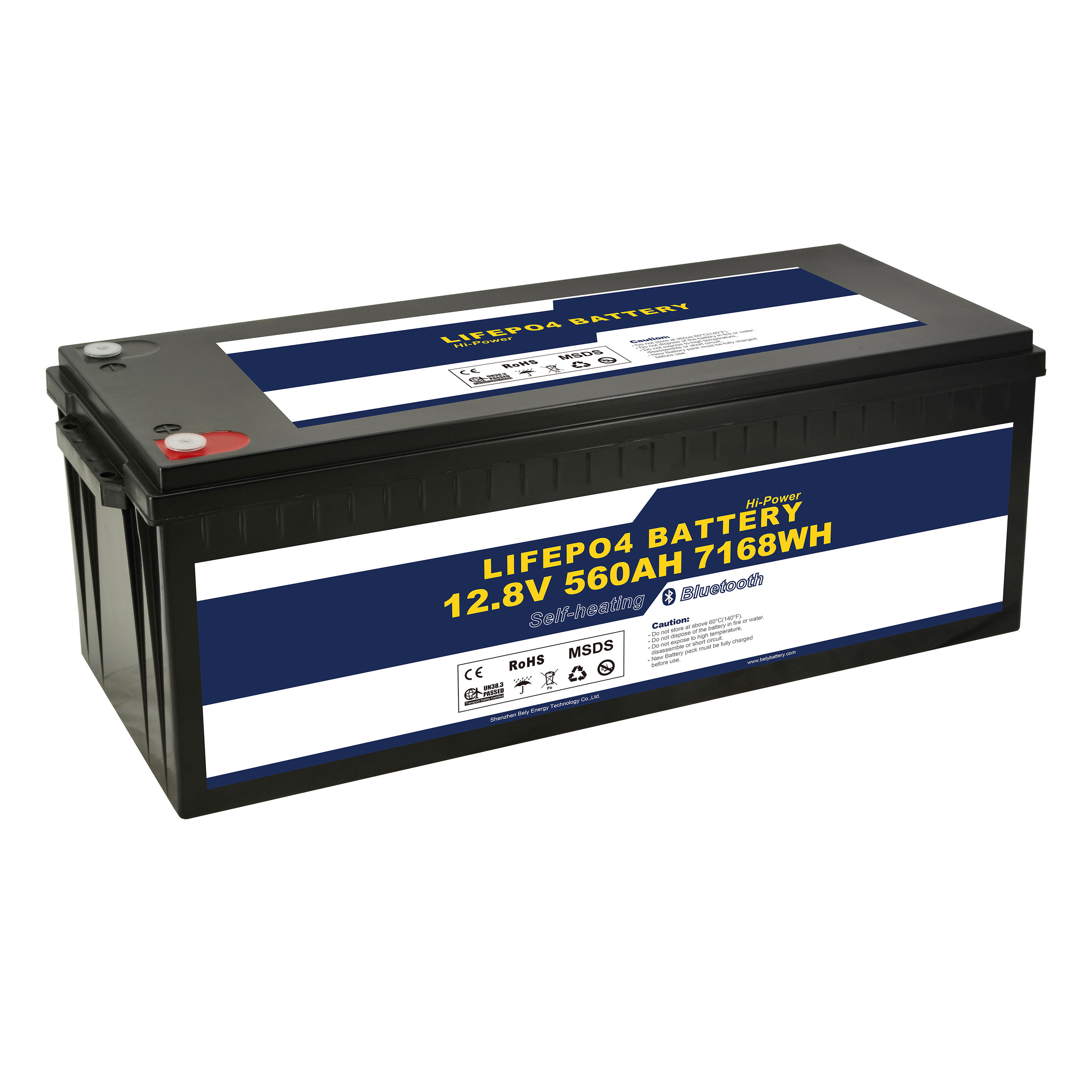 Bely Energy Customized 12V 560AH Car Battery for EV Electric Power System Communication Station