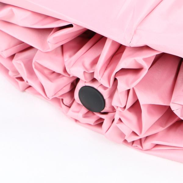 Women Pink Small Lightweight Umbrella , Foldable Uv Ultra Compact Umbrella