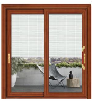 AGK Exterior Aluminum Glass Swing Door Tempered Glazed For Toilet