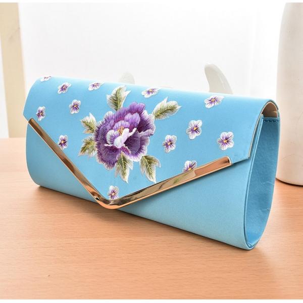 Women's floral embroidery evening bag clutch bag handbag retro national wind 2016 new spring models handbags