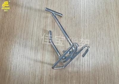 Coated Retail Pegboard Hooks , Plating Steel Curved Single Pegboard Hooks