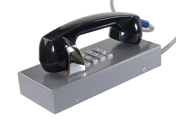 Teclado numérico durável do alojamento robusto à prova de intempéries do telefone da cadeia do interno com cor cinzenta