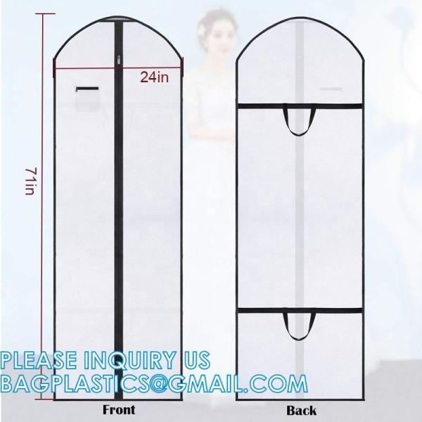 Bridal Gown Cover Cover - Long Term Storage Of Long Gowns Dresses Protection From Dust Damage