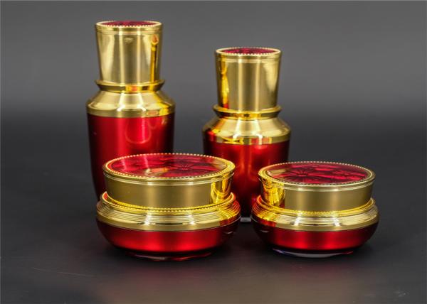 Luxury Matt Purple Diamond Face Cream Containers 15ml 30ml 50ml Acrylic Ball Shape