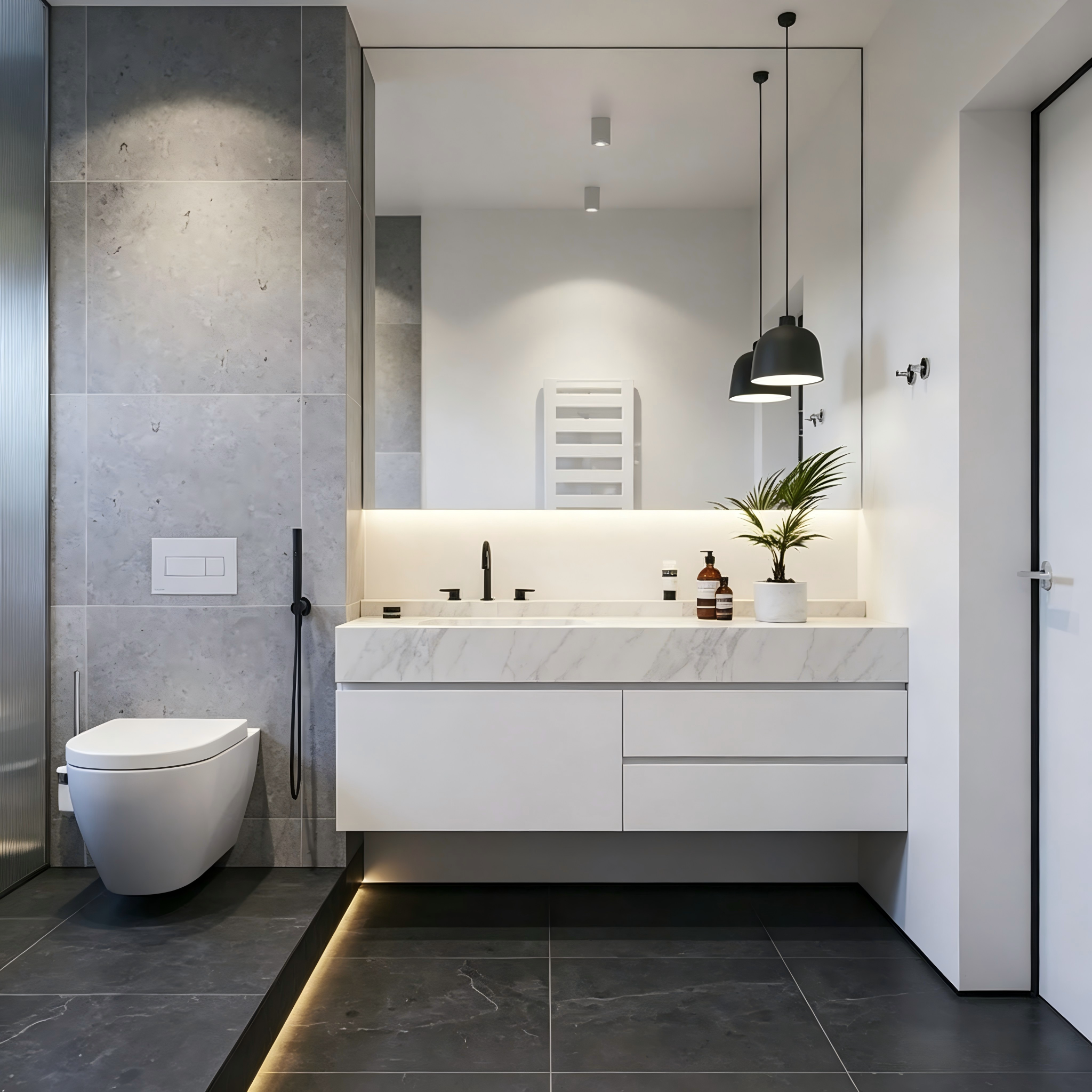 Lightweight Bathroom Modular Units High Strength Modular Restrooms Mold Resistant