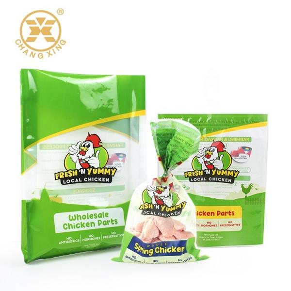 Zipper Microwavable  Roast Chicken Packaging VMPET Resealable Stand Up Pouches
