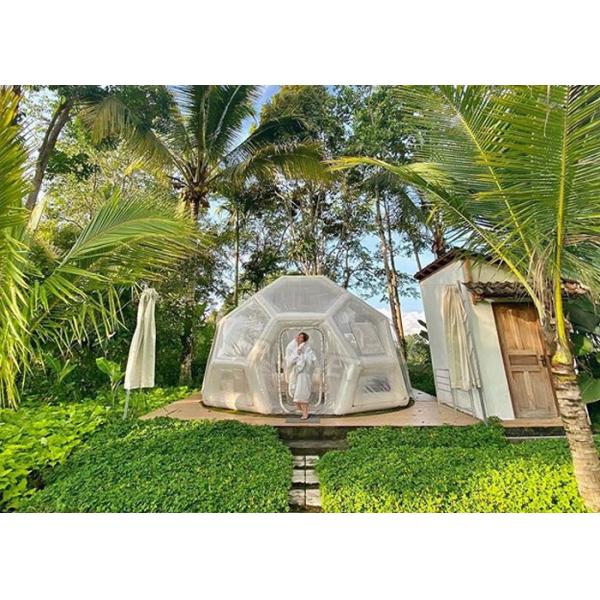ложи пузыря иглу Ubud ложи джунглей дома пузыря 5M шатер пузыря шатра гостиницы PVC ясной раздувной располагаясь лагерем раздувной