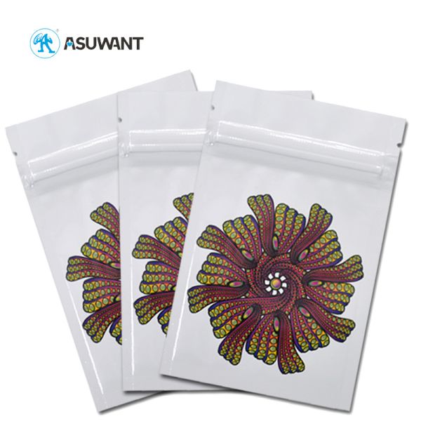 Eco Package Bag Custom Logo Mylar Ziplock Bags Dry Spices Packaging Bags