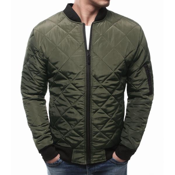 Thicker Quilted Lining Warm Waterproof Winter Jacket For Men V Neck Design