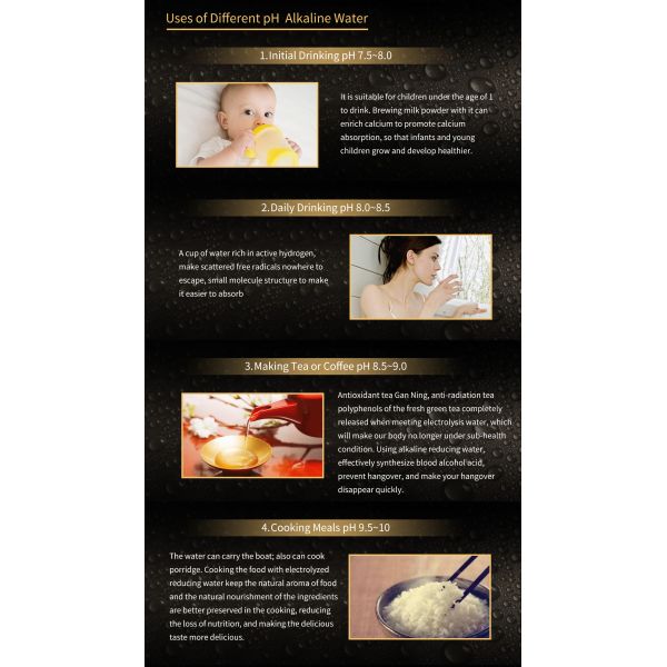 NEW Multifunction Alkaline Hydrogen Water Ionizer