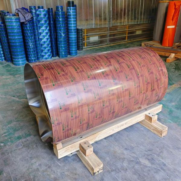 Decorative Wooden Finish Prepainted Aluminium Sheet Rolls 3000 Series 5000 Series
