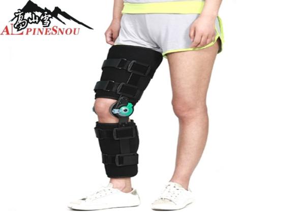 Orthosis de genou, Orthosis inférieur de membre de vente de jambe de soutien de genou de soutien orthopédique chaud d'accolade