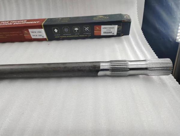 113*9*9cm 16.5KG  Durable and Long-Lasting Truck Spare Parts HC16 Half Shaft for Sinotruk HOWO Apply to Sinotruk HOWO HC16 axle parts