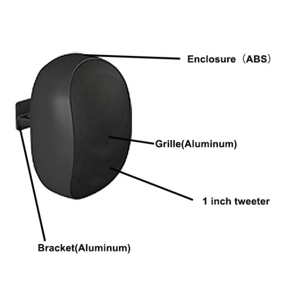 5-inch 30W/15W/7.5W/3.75W Waterproof Speaker Commercial Audio Bluetooth Function Logo Customization Factory Direct Sale