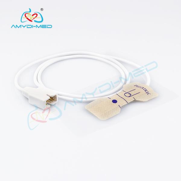 Medical  Spo2 Sensor , Pulse Oximeter Adhesive Sensor 3.2mm Cable Diameter