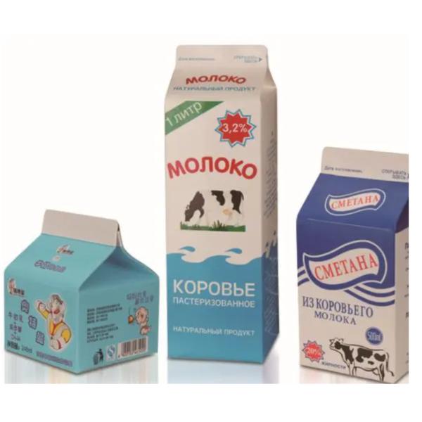 Stainless Steel 304 Beverage Carton Fill And Seal Machine For Milk Beverage Water Wine Packaging