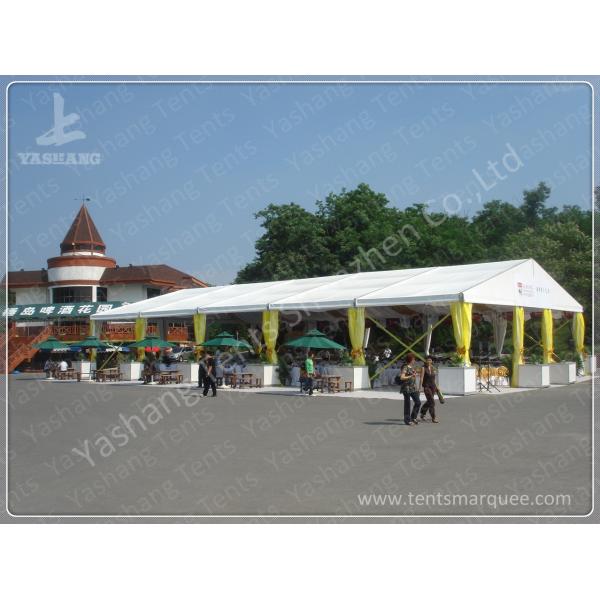 Outdoor No Wall Cover Pressed Aluminum Alloy Frame High Peak Tents