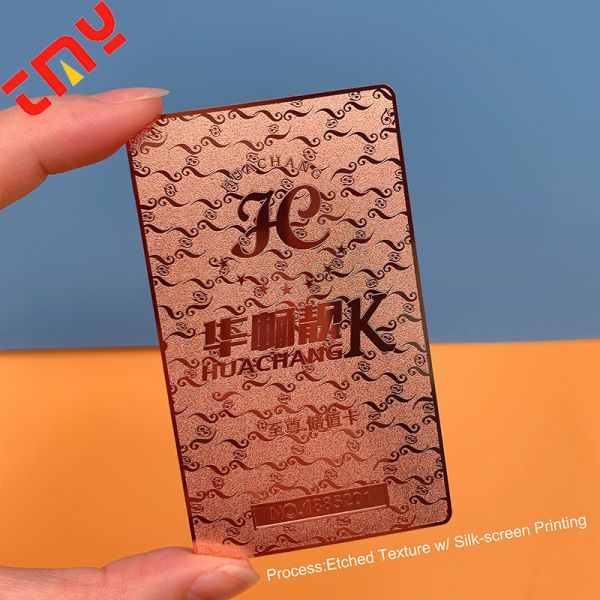 New Design Pocket Size Mirror Name Card Mini Rose Gold Metal Mirror Border Business Card
