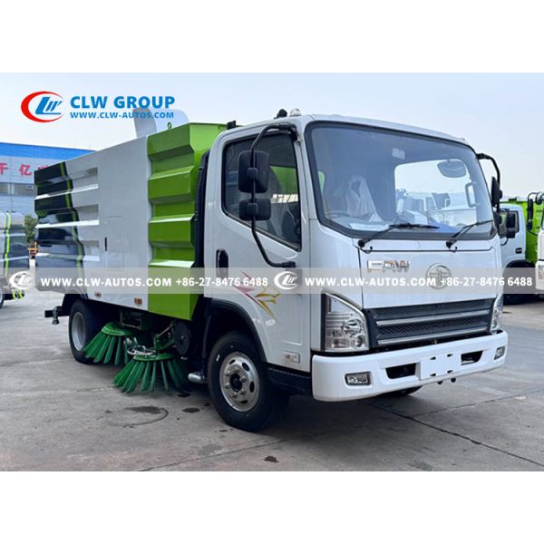 FAW RHD 5.5m³ Road Sweeper Truck – Right-Hand Drive Vacuum Sweeper with Dual-Engine Power & Intelligent Control