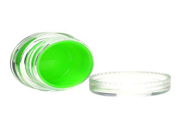 Envases verdes del concentrado del silicón, envases del concentrado de la cera del poliestireno 5ml
