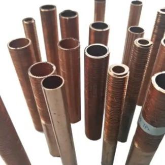DELLOK Intercambiador de calor Tubos de cobre extrudidos com barbatanas baixas