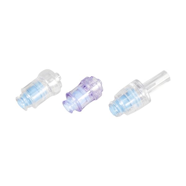 Children / Adult Disposable Infusion Set Accessories Needleless Connector And Valve Light Proof