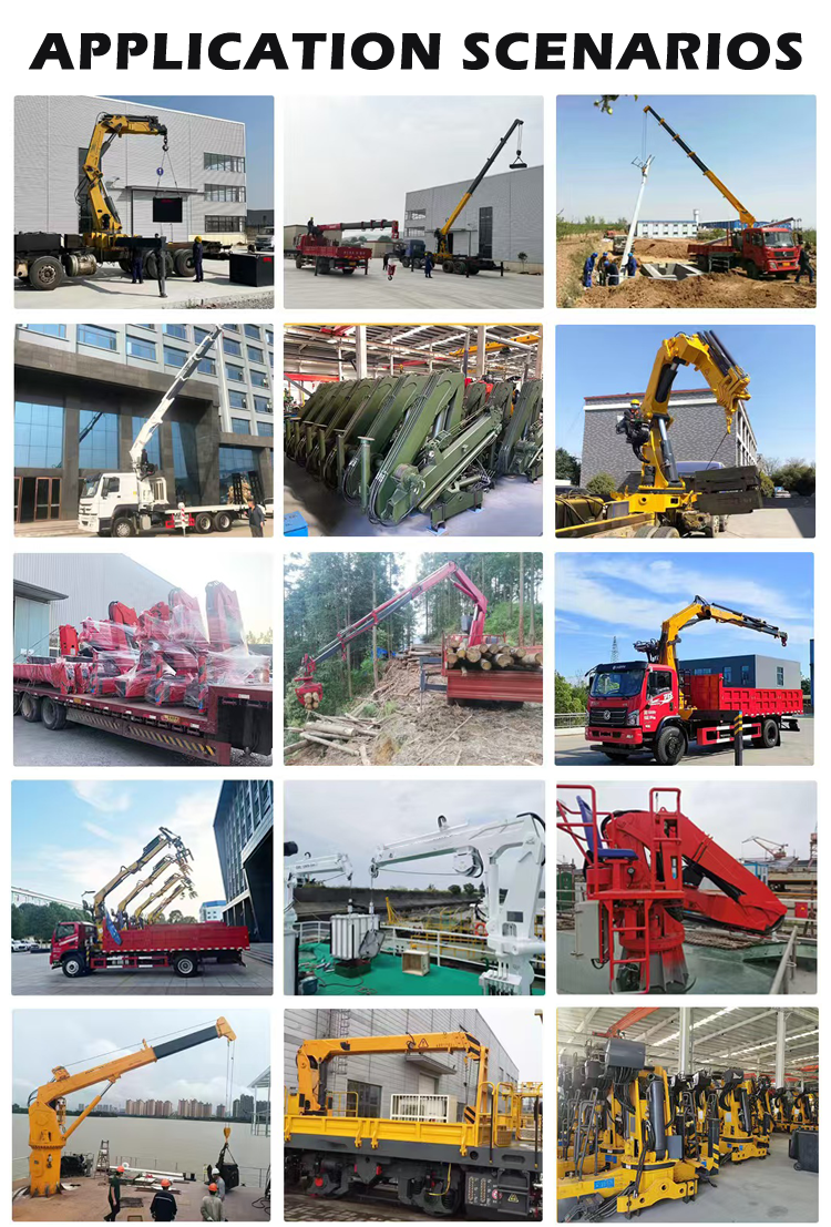 8 Ton Hydraulic Telescopic Boom Truck Cranes For Construction