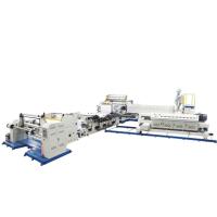 Máquina de laminação de extrusão de papel e plástico de novo tipo especial para papel de liberação com rebobinagem e corte automáticos
