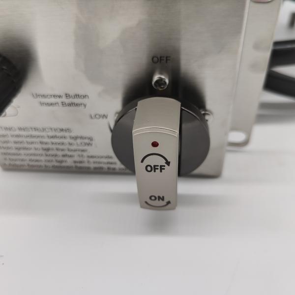 480 mm * 480 mm pré-enferrujado aço inoxidável fogão a gás queimador para área externa