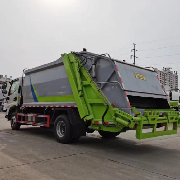 Sanitation Garbage Truck Dongfeng Garbage Truck In Dubai Reverse Gear 8280x2850x2350mm